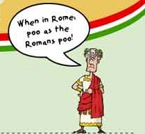 When in Rome poo as the Romans poo – a history of the toilet