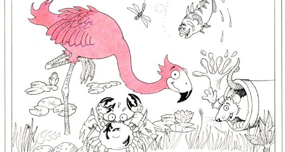 The mysterious case of the sinking flamingo