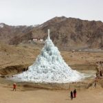 Ice stupas - India - ech2o newsletter snippet