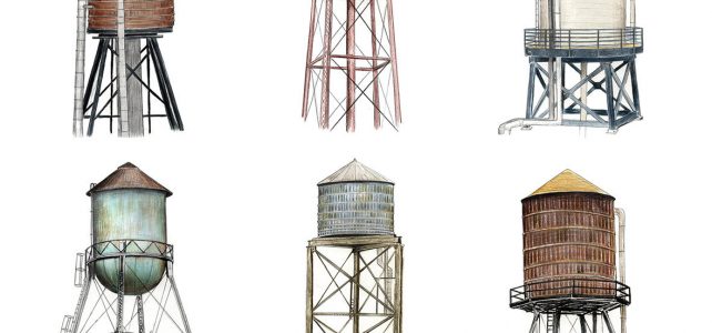 February 2024 – showering under a water tower