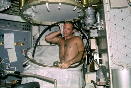 December 2013 – Showering in space